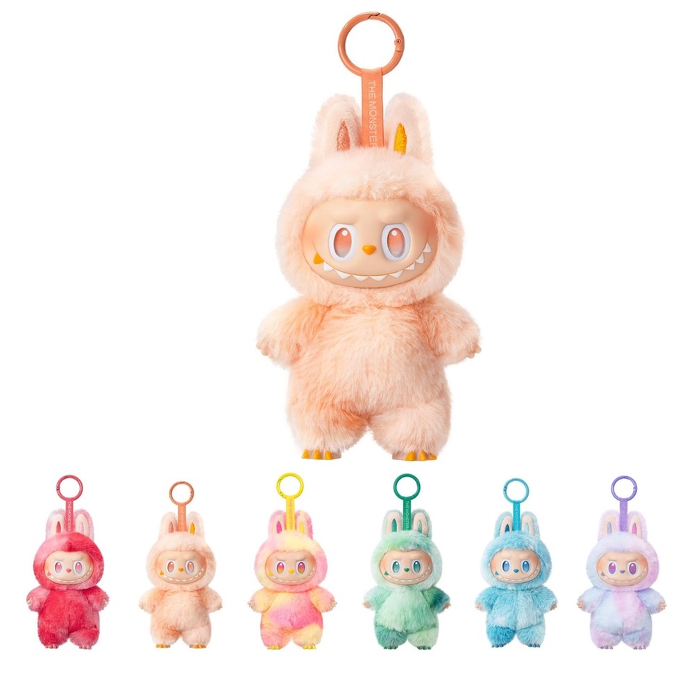 Cute Plush Bunny Labubu. Keychain